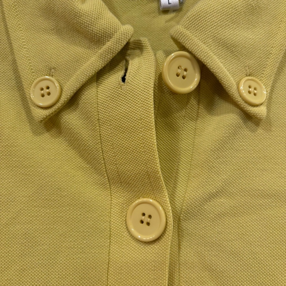 Tyler Boe Yellow Short Sleeve Polo Shirt Size Large - Picture 6 of 14
